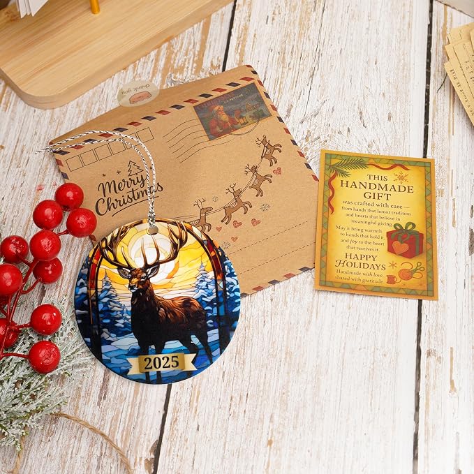 Reindeer Ornament, Christmas Ornaments 2025, Hunting Ornaments - Image 3