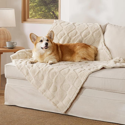 Bedsure Dog Blankets for Large Dogs Washable by BEDSURE