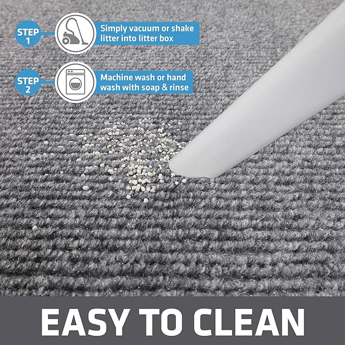 Drymate Cat Litter Box Mat, Litter Trapping Mat, Waterproof, Urine-Proof - Image 5
