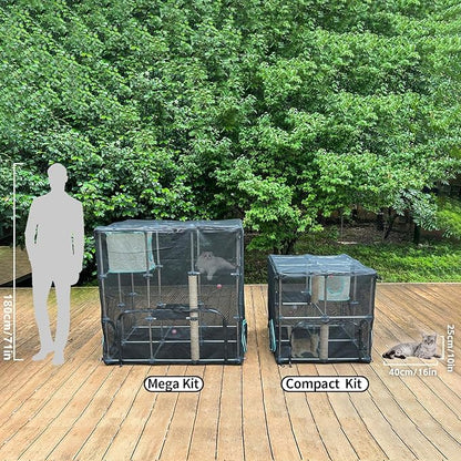 INTURN Catio Outdoor Cat Enclosure, Compact Kit - Image 3
