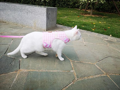 Cat Harness and Leash for Walking Escape Proof, Adjustable Cat Vest Harness - Image 3