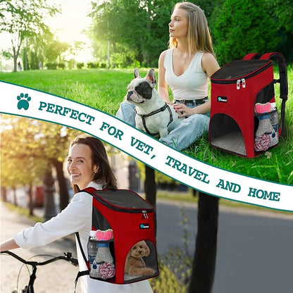 PetAmi Small Dogs and Cat Backpack Carrier, Airline Approved Pet Backpack - Image 6