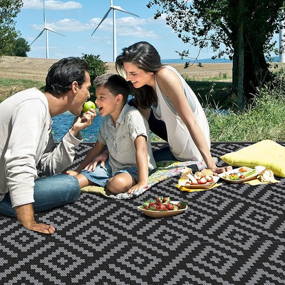 GENIMO Outdoor Rug for Patio Clearance, Reversible Plastic Camping Rugs - Image 7