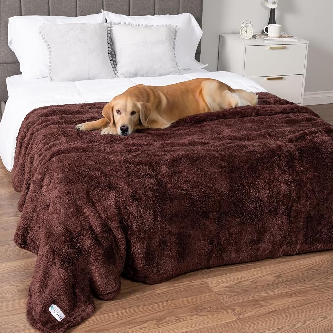 PetAmi Dog Blanket for Large Dogs, Calming Pet Throw for Bed, Washable Sofa by PetAmi