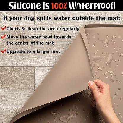DogBuddy Dog Food Mat – Waterproof Dog Bowl Mat - Image 8