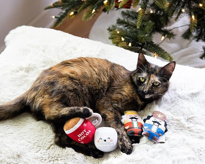 Pearhead Holiday Nutcrackers Cat Toy Set, Christmas Pet Owner Gift, Interactive - Image 10