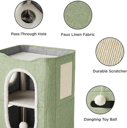 Bedsure 2 Story Cat House - Image 3