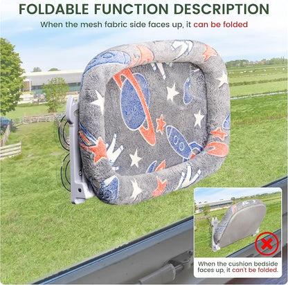 Cat Window Perch, Glow in The Dark Foldable Cat Hammock - Image 7