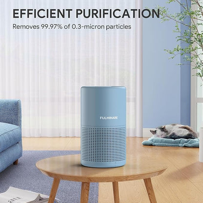 FULMINARE Air Purifiers for Home Bedroom H13 HEPA Air Purifier, 3 Speeds - Image 6