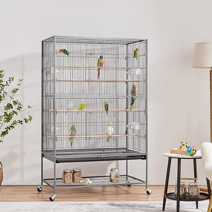 Topeakmart X-Large Parrot Cage Bird Cage - Image 2