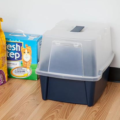 IRIS USA Cat Litter Box, Litter Box Enclosure - Image 4