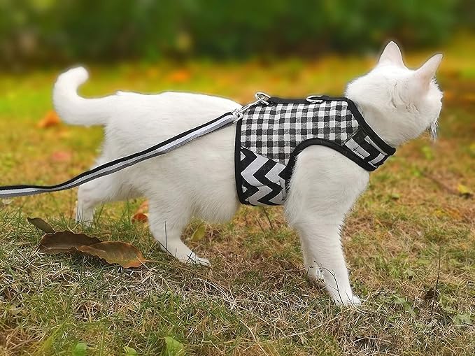 Cat Harness and Leash for Walking Escape Proof, Adjustable Cat Vest Harness - Image 3