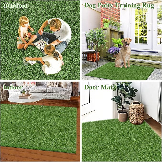 Bsmathom Artificial Grass Rug Indoor Outdoor Rug, Professional Dog Potty - Image 8