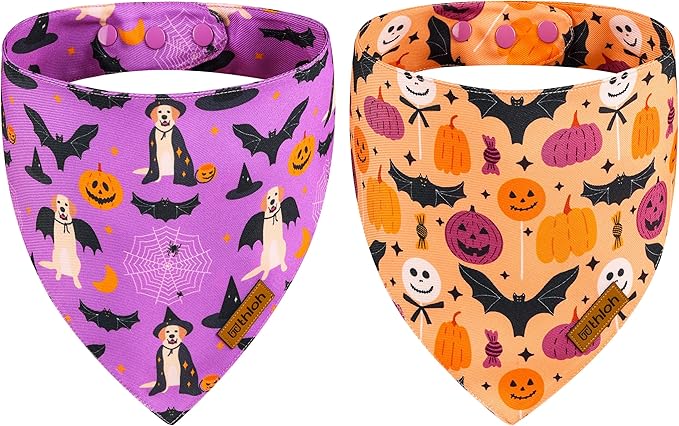 Halloween Dog Bandanas by THLOHDogBandanas