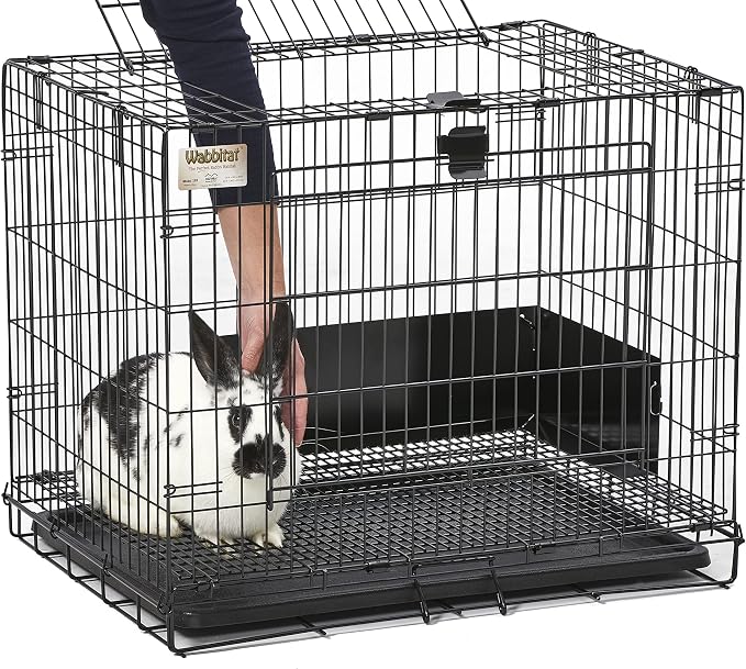 MidWest Homes for Pets Small Wabbitat Rabbit Cage, Grid Mesh Floor, Removable - Image 8
