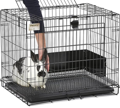 MidWest Homes for Pets Small Wabbitat Rabbit Cage, Grid Mesh Floor, Removable - Image 8