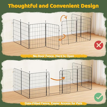 Yaheetech Expandable Dog Playpen, 16 Panel 32 inch Puppy Playpen - Image 8