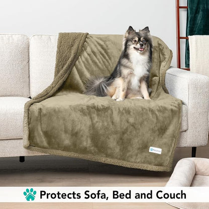 PetAmi Dog Blanket for Bed, XL Pet Blanket Large Dogs, Fleece Furniture Couch - Image 3