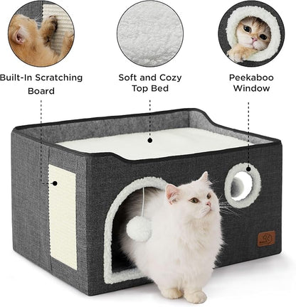 Bedsure Large Cat Beds for Indoor Cats - Image 5