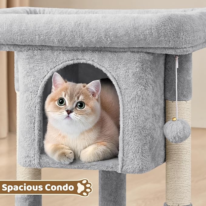 Yaheetech 23.5in Cat Tree Tower, Cat Condo - Image 9