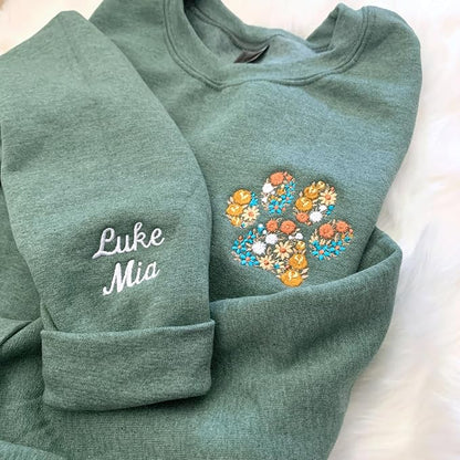 NAZENTI Custom Dog Mom Embroidered Sweatshirt - Image 5