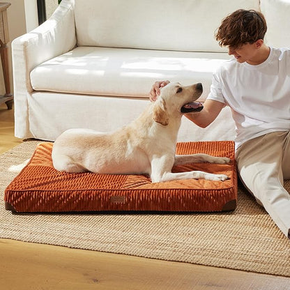 FFUKUMARU Dog Bed, Thickened Corduroy Orthopedic Dog Beds - Image 8