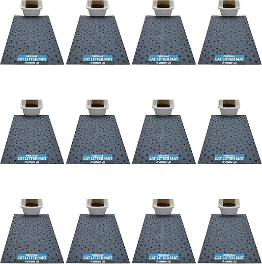 Drymate Cat Litter Box Mat, Litter Trapping Mat, Waterproof, Urine-Proof by Drymate