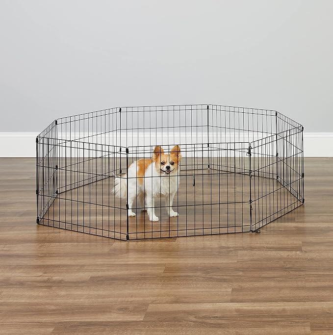 MidWest Homes for Pets Folding Metal Puppy / Dog Exercise Pen, Indoor/Outdoor - Image 3