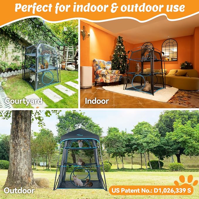 Cat Enclosure Kitten and Cat Tower Tent - Image 3