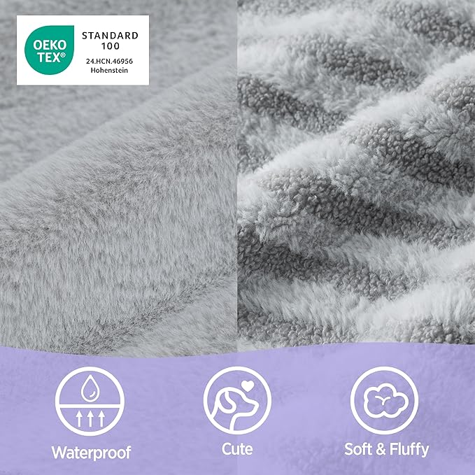 LE SURE Cute L-Plus Dog Beds, Orthopedic Waterproof Large Pet Bed - Image 3