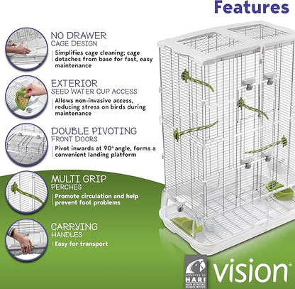 Vision M02 Wire Bird Cage, Bird Home - Image 2