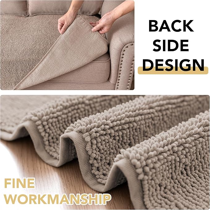 H.VERSAILTEX Non Slip Pet Couch Cover Chenille Dog Bed Protector Thick Soft - Image 5