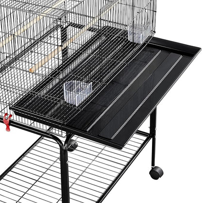 Yaheetech 47-inch Rolling Breeding Flight Bird Cages - Image 9