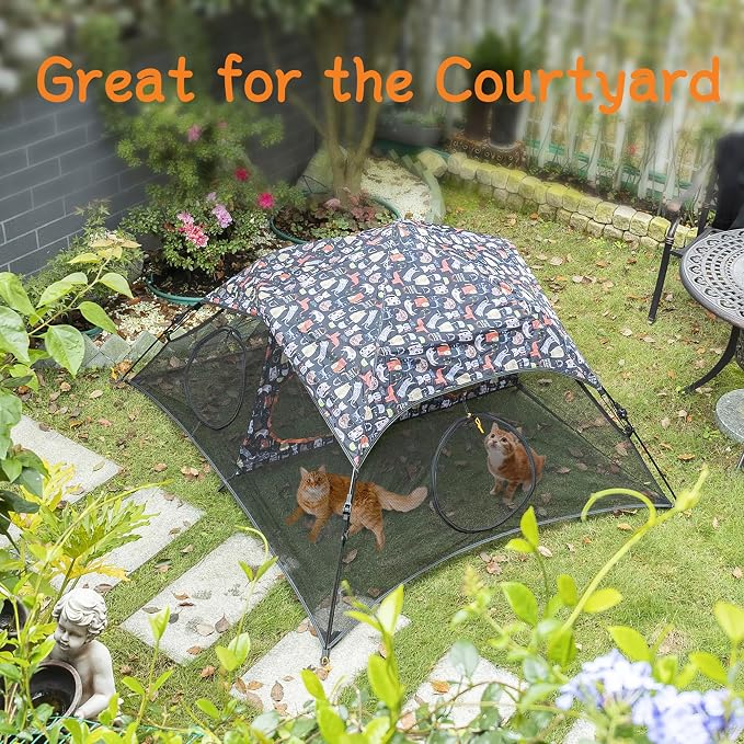 Outdoor Cat Play Tent for Indoors and Outdoors - Image 5