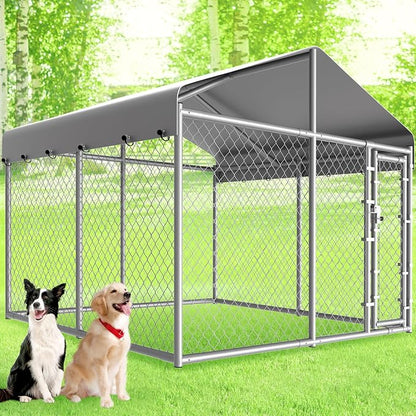 10 x 10 x 6 ft Outside Dog Kennel Outdoor Large - Image 7