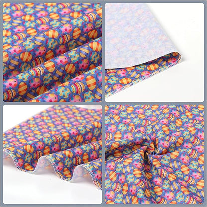 ARING PET Easter Dog Bandanas, Cute Purple Colorful Eggs Pet Bandana Scarf - Image 6