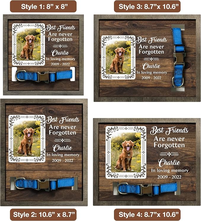 Personalized Cat Dog Memorial Picture Frame Bereavement Gifts Cat Memorial Dog - Image 4