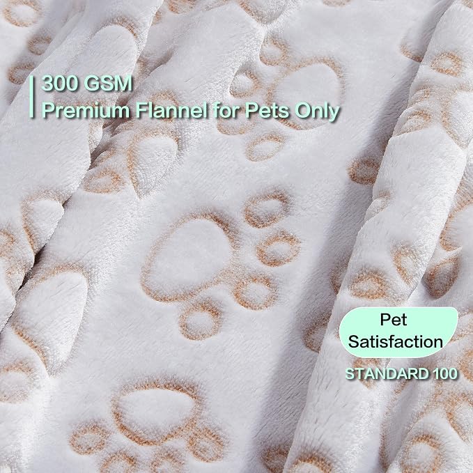 Stuffed Beige Premium Soft Dog Blankets - Image 2
