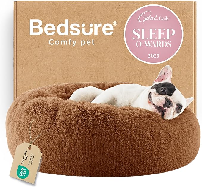 Bedsure Calming Dog Bed for Small Dogs by BEDSURE