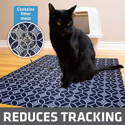 Drymate Cat Litter Box Mat, Litter Trapping Mat, Waterproof, Urine-Proof - Image 2