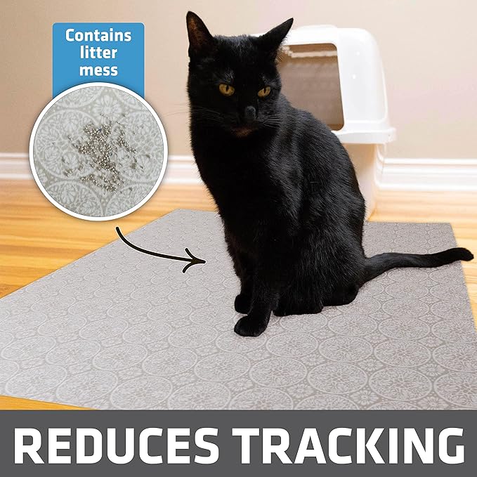 Drymate Cat Litter Box Mat, Litter Trapping Mat, Waterproof, Urine-Proof - Image 2