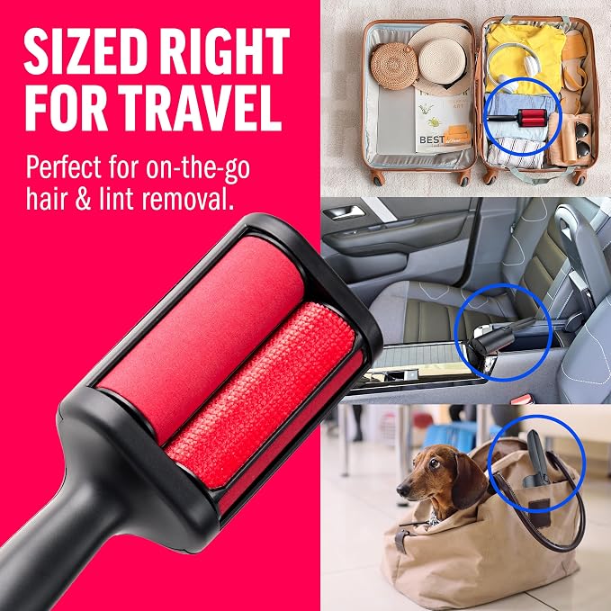 ChomChom Roller Pet Hair Remover – Reusable Lint Roller Pet Hair Removal Tool - Image 7