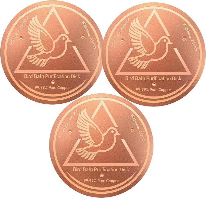 Bird Bath Purification Disk, 99.99% Copper Disc by Unknown