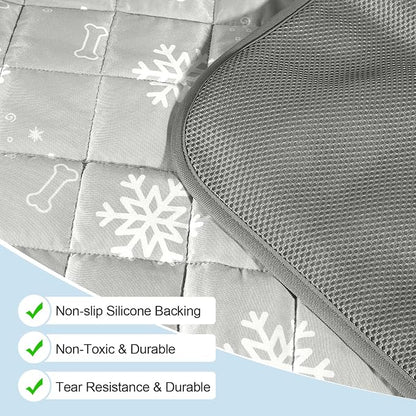RIOGOO Dog Cooling Mat, Dog Blanket Washable, Cool Fabric & Internal Waterproof - Image 5