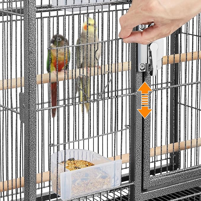 Yaheetech Wrought Iron Extra Large Bird Parakeet Cage - Image 5