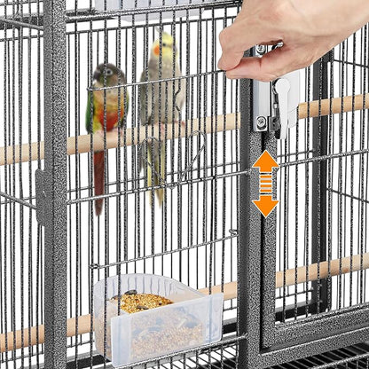 Yaheetech Wrought Iron Extra Large Bird Parakeet Cage - Image 5