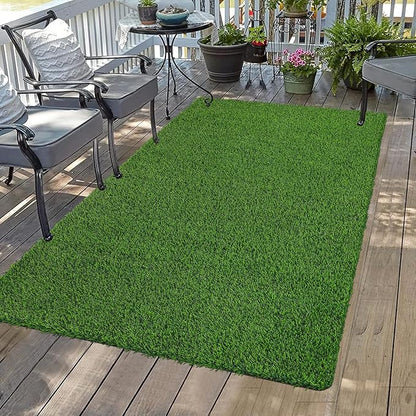 Bsmathom Artificial Grass Rug Indoor Outdoor Rug, 3x5Ft Dog Grass Mat by Bsmathom