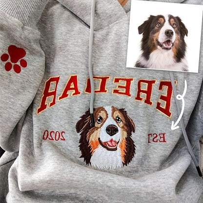 NAZENTI Custom Dog Mom Embroidered Sweatshirt - Image 3