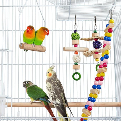 Yaheetech 39-inch Roof Top Medium Parakeet Bird Cages - Image 7