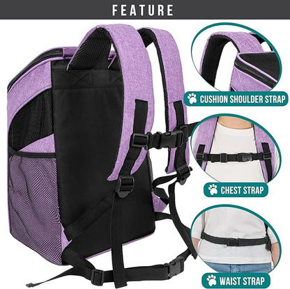 PetAmi Small Dogs and Cat Backpack Carrier, Airline Approved Pet Backpack - Image 5